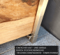 Preview: Holzstapelhilfe aus Edelstahl Holzstapelhalter Holzlager Kaminholzregal V2A | made in Germany